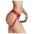 Strap-on-me - säädettävä strap-on dildo - XS-XXL (punainen)