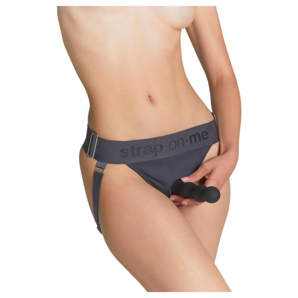 Strap-on-me - alushousut strapon-dildolle - XS-XXL - harmaa