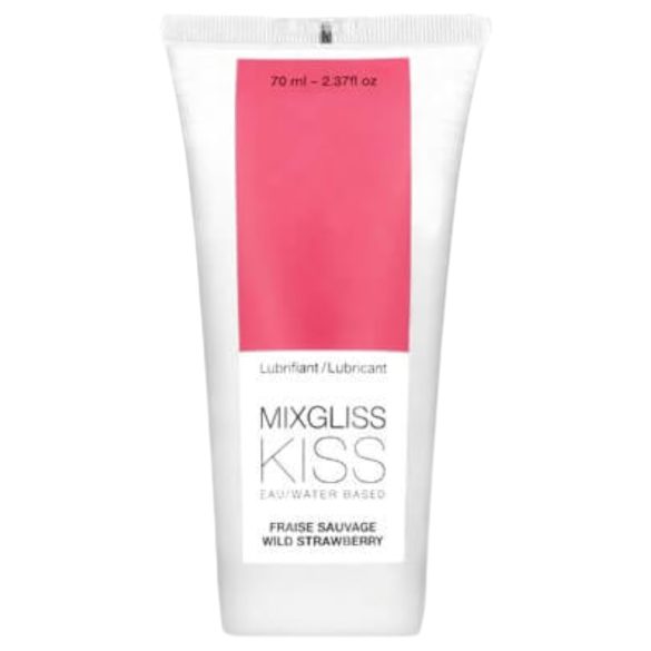 Mixgliss Kiss Wild - vesipohjainen liukuvoide - mansikka (70ml)