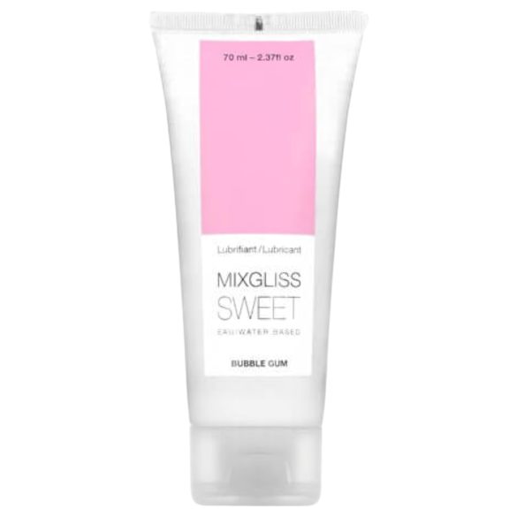Mixgliss Sweet Bubble Gum - vesipohjainen liukuvoide - purkka (70ml)