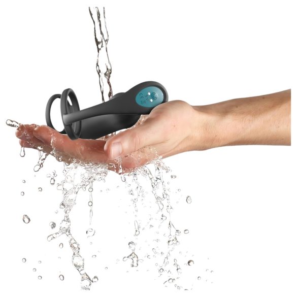 Love to Love - eturauhasvibraattori renkaalla (musta)