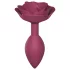Love to Love Open Roses M - silikoninen anustappi (punainen)
