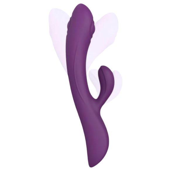 Love to Love Bunny&Clyde - vibraattori pulssilla ja klitoriskiihottimella (lila)
