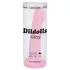 Dildolls Glitzy - imukupeilla varustettu silikonidildo (pinkki)