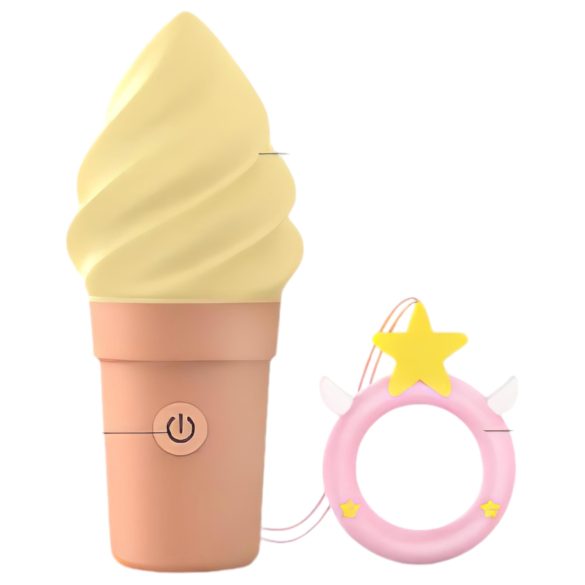 Love to Love Cand Ice - ladattava klitoriskiihotin (vanilja)