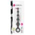 Dorcel Deep Feel - helmikoristeinen anaalidildo (musta)