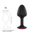 Dorcel Geisha Plug Ruby XL - pinkkikivinen anaalitappi (musta)
