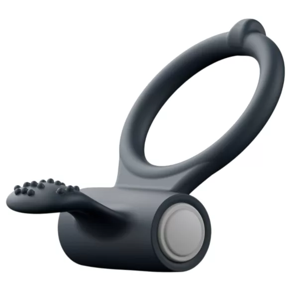 Dorcel Power Clit - värisevä penisrengas (musta)