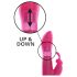 Dorcel Furious Rabbit - klitoriskiihottimella varustettu vibraattori (pinkki)