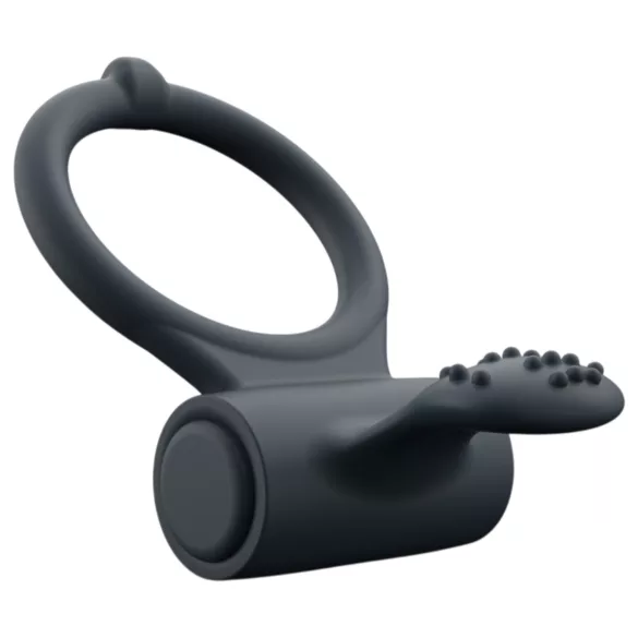 Dorcel Power Clit Plus - ladattava, värisevä penisrengas (musta)