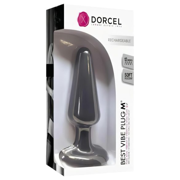 Dorcel Best Vibe Plug M - ladattava anaalivibraattori (musta)