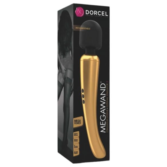 Dorcel Megawand - ladattava hierontavibraattori (kulta)