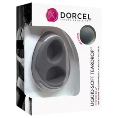 Dorcel - penisrenkaat - joustava tippa - harmaa