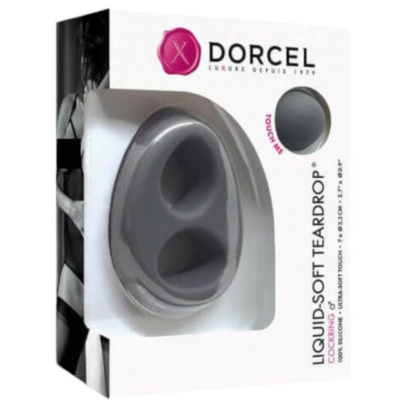 Dorcel Pehmeä kyynele -penisrengas (harmaa)