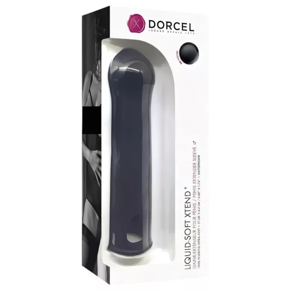 Dorcel Liquid-soft Xtend - peniksen päällyste (musta)
