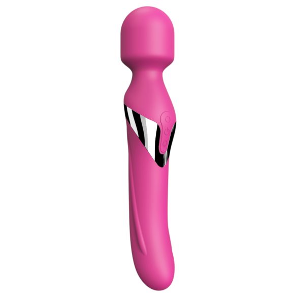 Dorcel Dual Orgasms - ladattava 2in1 vibraattori hierontaan - pinkki