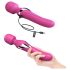 Dorcel Dual Orgasms - ladattava 2in1 vibraattori hierontaan - pinkki