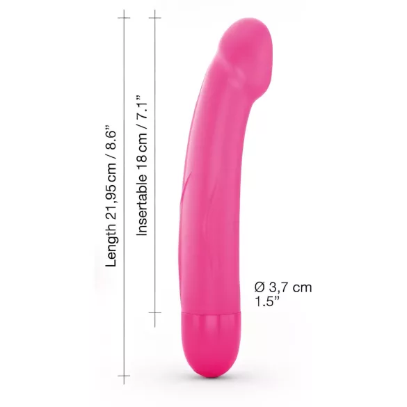 Dorcel Real Vibration M 2.0 - ladattava vibraattori (vaaleanpunainen)
