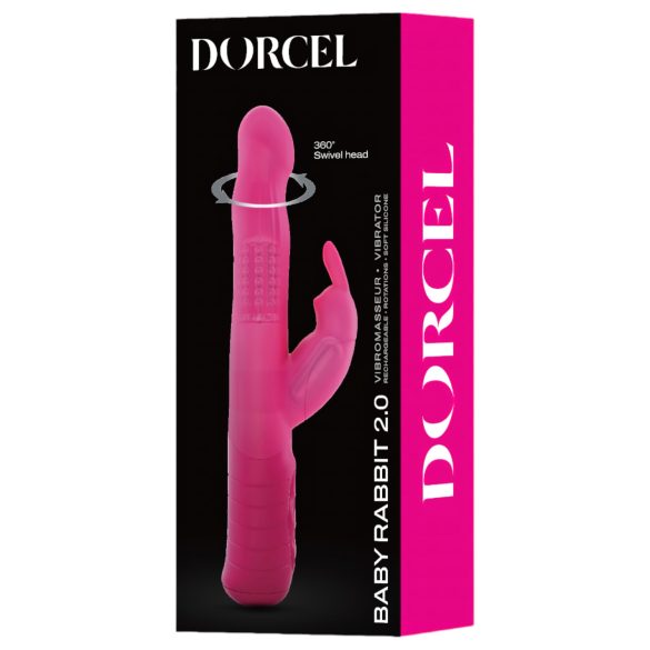 Dorcel Baby Rabbit 2.0 - ladattava klitoriskiihotin (pinkki)