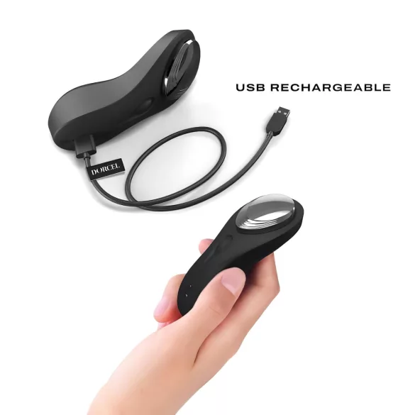 Dorcel Discreet Vibe + - ladattava, langaton klitorisvibraattori (musta)