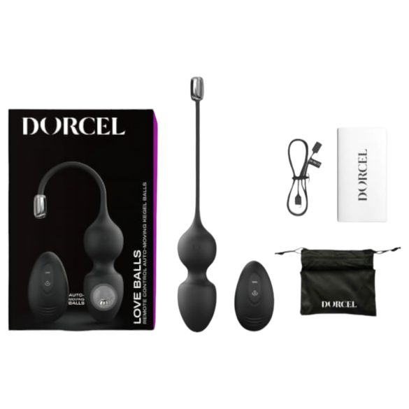 Dorcel rakkauskuulat - magneettinen duo (musta)
