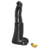 AnimHole Bull - suuri eläinpenisdildo - 25 cm - musta