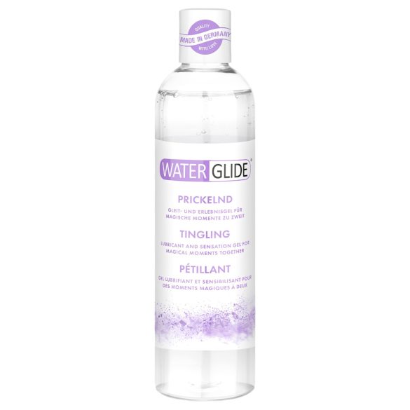 Waterglide Tingling - kihelmoinen vesipohjainen liukuvoide (300ml)