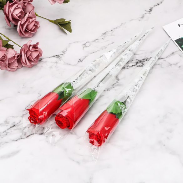 Panty Rose - ruusukukkainen stringtanga - punainen S-L