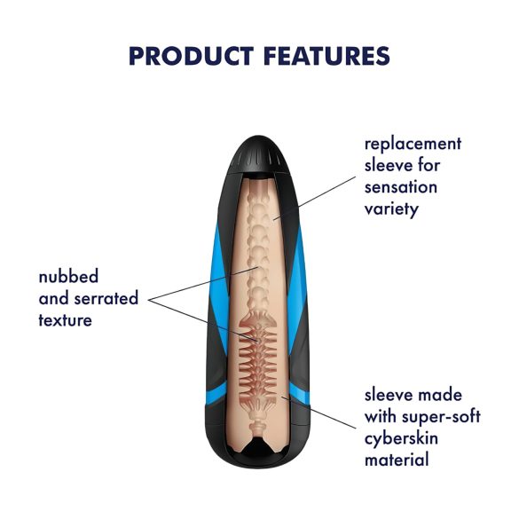 Satisfyer Sleeve Tornado Bliss - masturbaattorin lisäosa