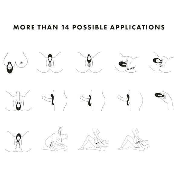 Satisfyer Endless Joy - parivibraattori - ladattava - pinkki