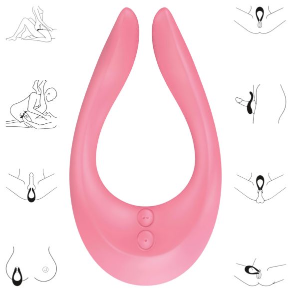 Satisfyer Endless Joy - parivibraattori - ladattava - pinkki