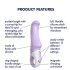 Satisfyer Charming Smile - vedenkestävä, ladattava G-pistevibraattori (violetti)