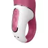 Satisfyer Petting Hippo - ladattava vesitiivis vibraattori - pinkki