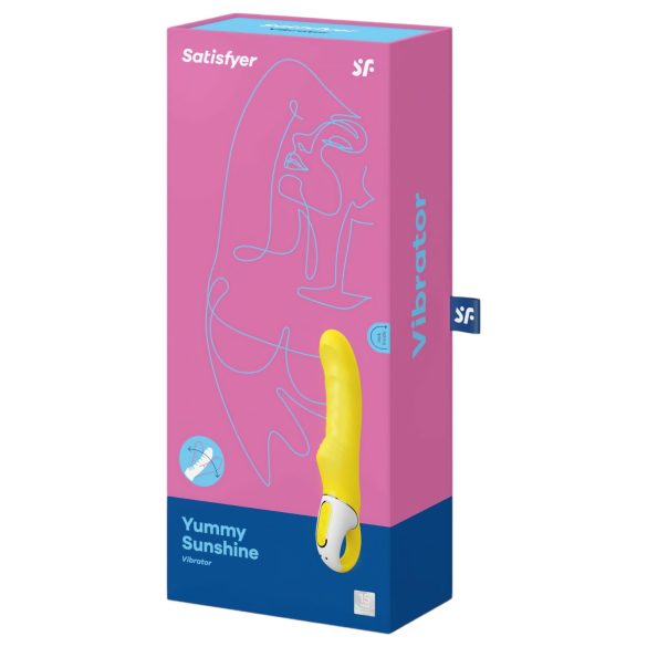 Satisfyer Yummy Sunshine - G-pistevibraattori - vedenkestävä - keltainen