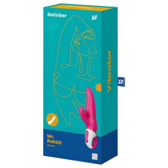 Satisfyer Mr. Rabbit - klitoriskiihotin vibraattori - vesitiivis - pinkki