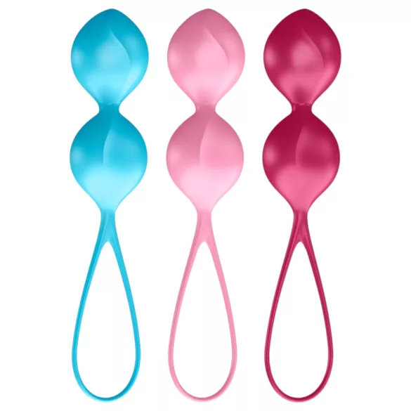 Satisfyer V Balls - geishakuulapakkaus - 3-osainen setti