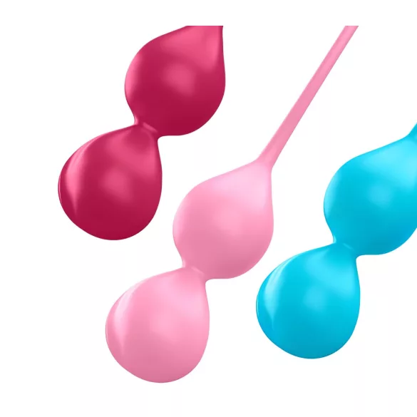 Satisfyer V Balls - geishakuulapakkaus - 3-osainen setti