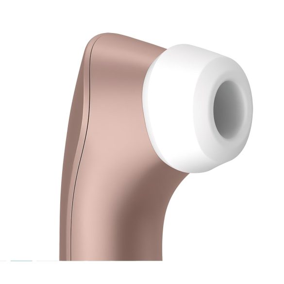 Satisfyer Pro 2+ - klitoriskiihotin vibraattori - ladattava - ruskea