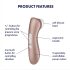 Satisfyer Pro 2+ - Ladattava klitoriskiihotin (ruskea)
