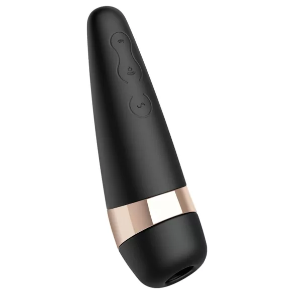 Satisfyer Pro 3+ - klitoriskiihotin vibraattori - vesitiivis, ladattava, musta