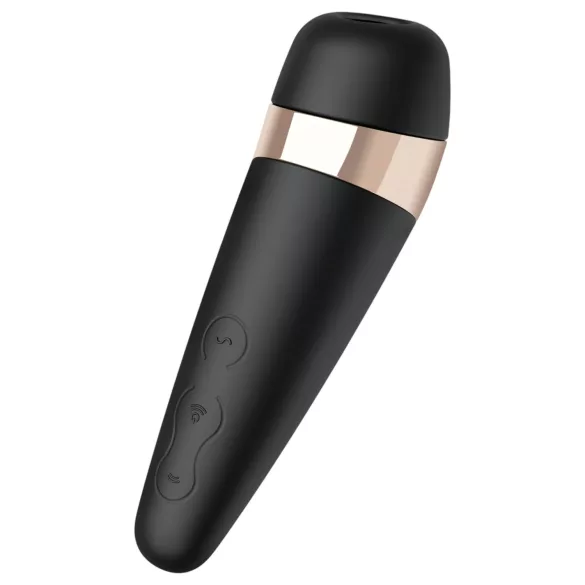 Satisfyer Pro 3+ - klitoriskiihotin vibraattori - vesitiivis, ladattava, musta