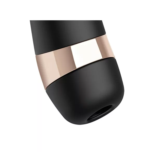 Satisfyer Pro 3+ - klitoriskiihotin vibraattori - vesitiivis, ladattava, musta