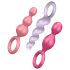 Satisfyer Booty Call - värikäs anaalitappisarja (3-osainen)