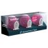 Satisfyer Egg Bubble - masturbaattorimuna 3 kpl - miehille