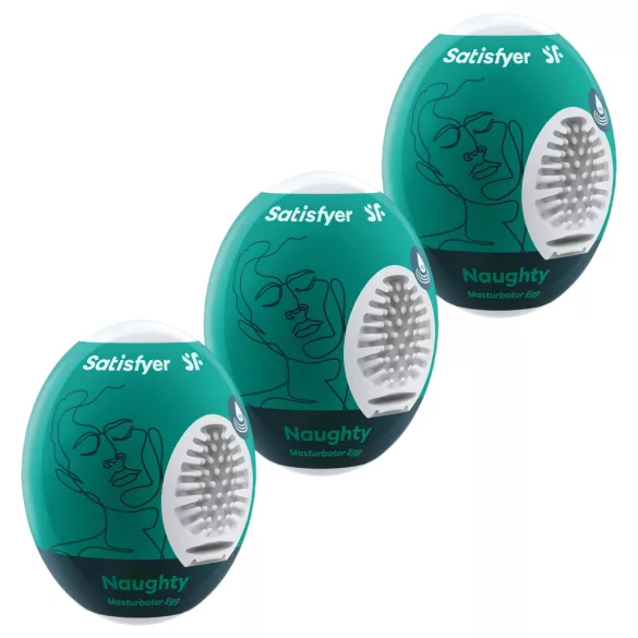 Satisfyer Egg Naughty - masturbointimunat setti 3 kpl