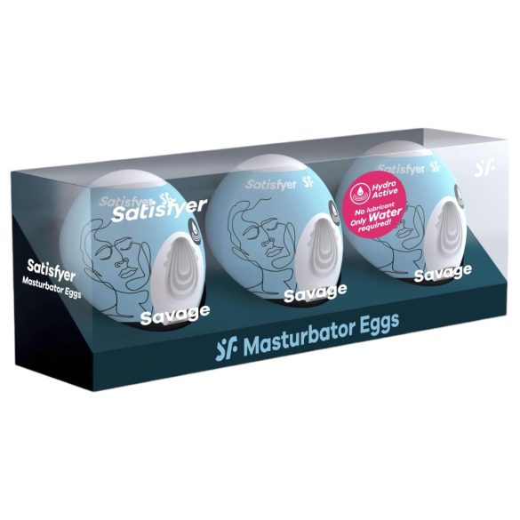 Satisfyer Egg Savage - masturbaatio muna - 3 setti