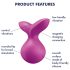Satisfyer Viva la Vulva 3 - klitoriksen vibraattori (violetti)