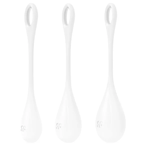 Satisfyer Yoni Power 1 - geishakuulasetti - valkoinen - 3 osaa