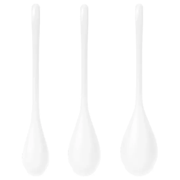Satisfyer Yoni Power 1 - geishakuulasetti - valkoinen - 3 osaa
