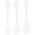 Satisfyer Yoni Power 1 - geishakuulasetti - valkoinen - 3 osaa